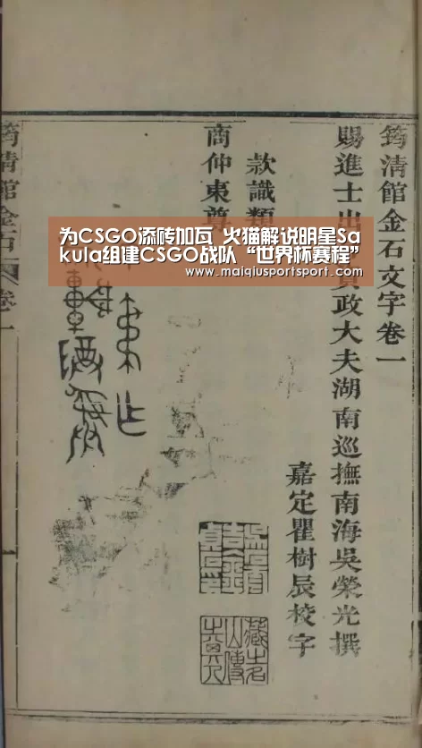 为CSGO添砖加瓦 火猫解说明星Sakula组建CSGO战队“世界杯赛程”(图2) 世界杯赛程
